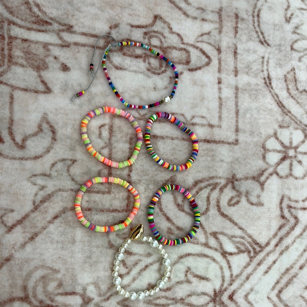 Colorful Beaded Bracelet Set